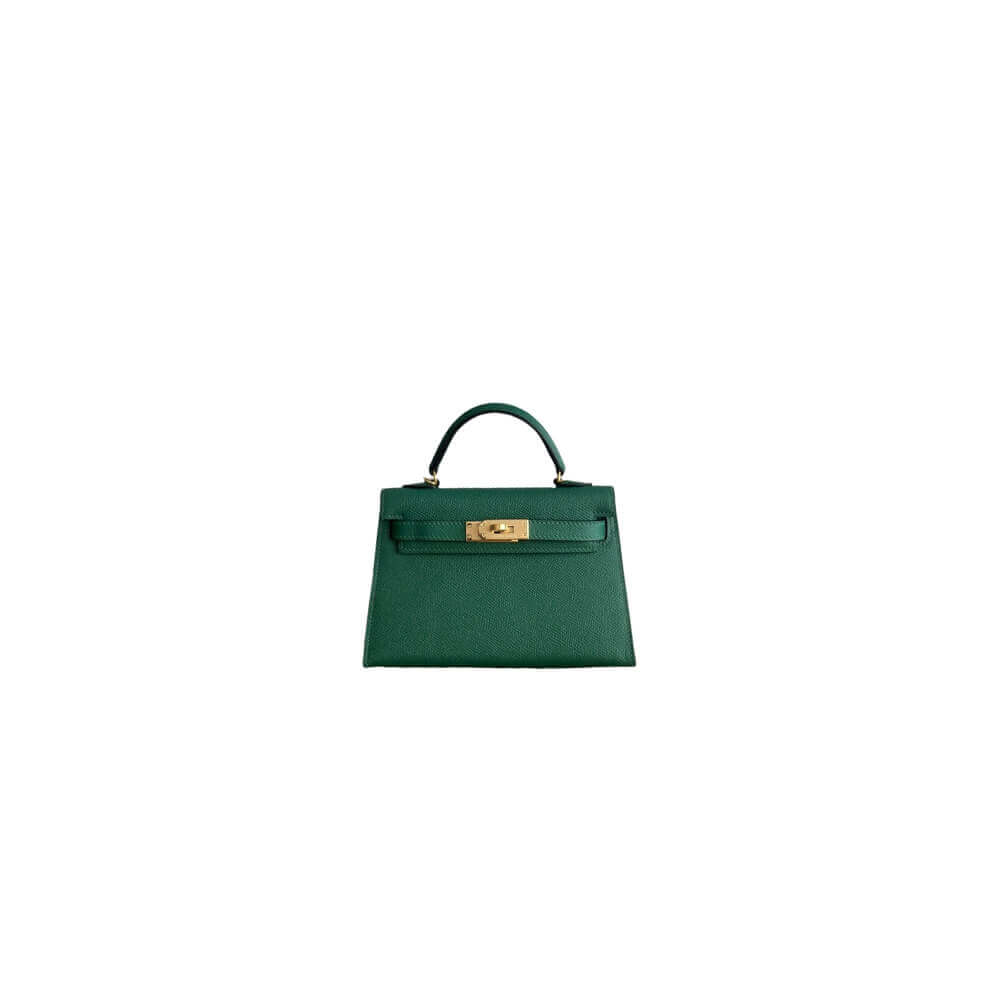 Green Hermes Mini Kelly II (Best
 Grade)
