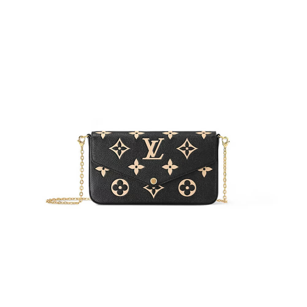 Beige LV Felicie Pochette