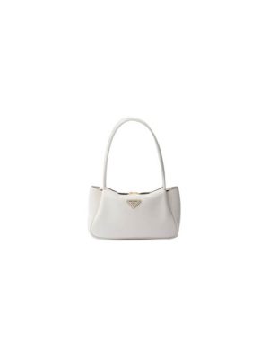 White Prada Medium leather handbag