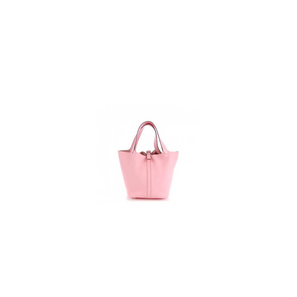 Pink Hermes Picotin Lock 22 bag (Best
 grade)