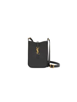 YSL Le 5 A 7 mini vertical bag in shiny leather