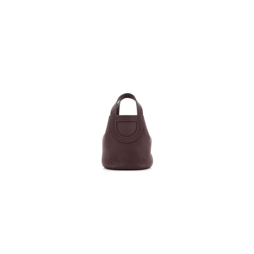 Saddle Red Hermes loop bag