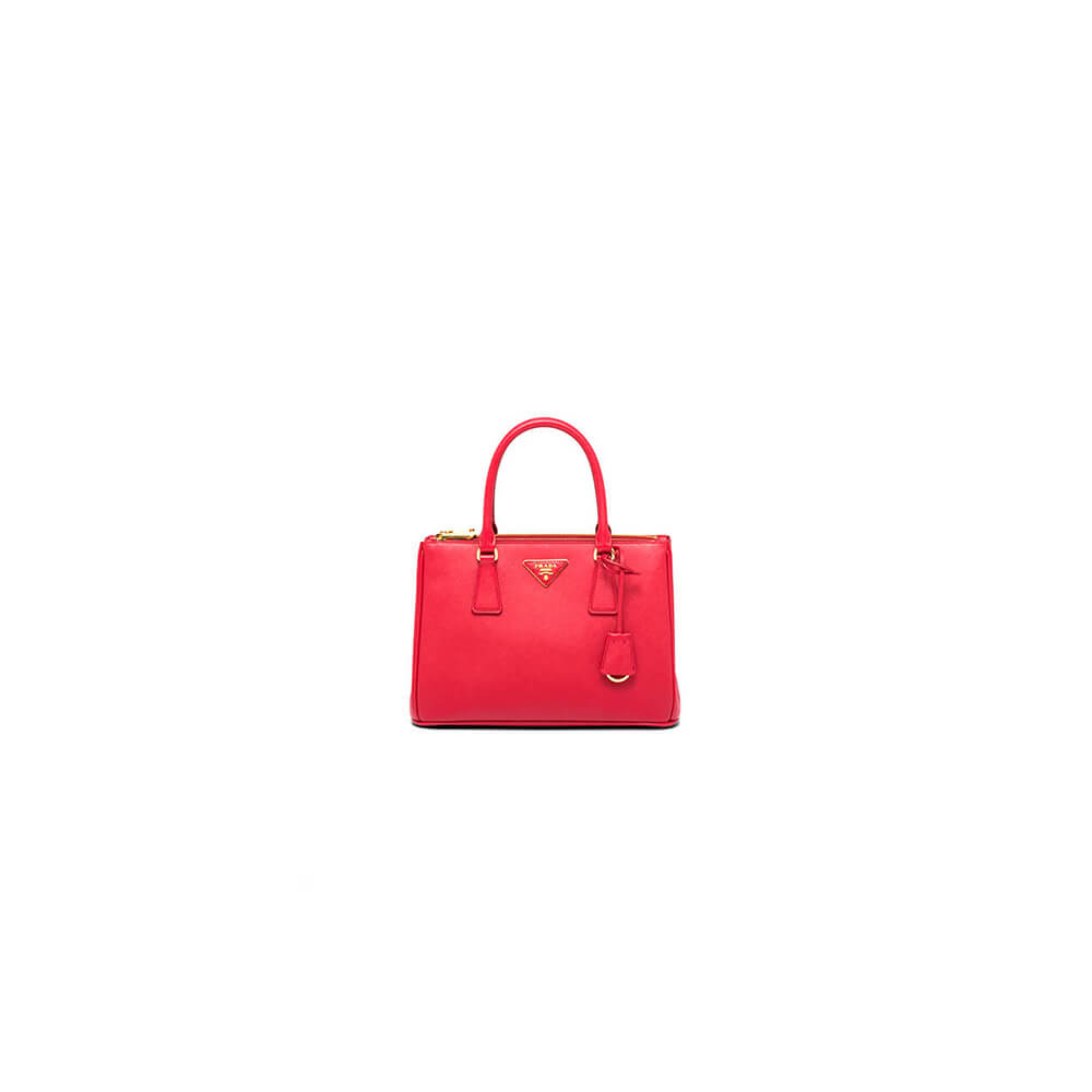 Fiery Red Medium Prada Galleria Saffiano leather bag