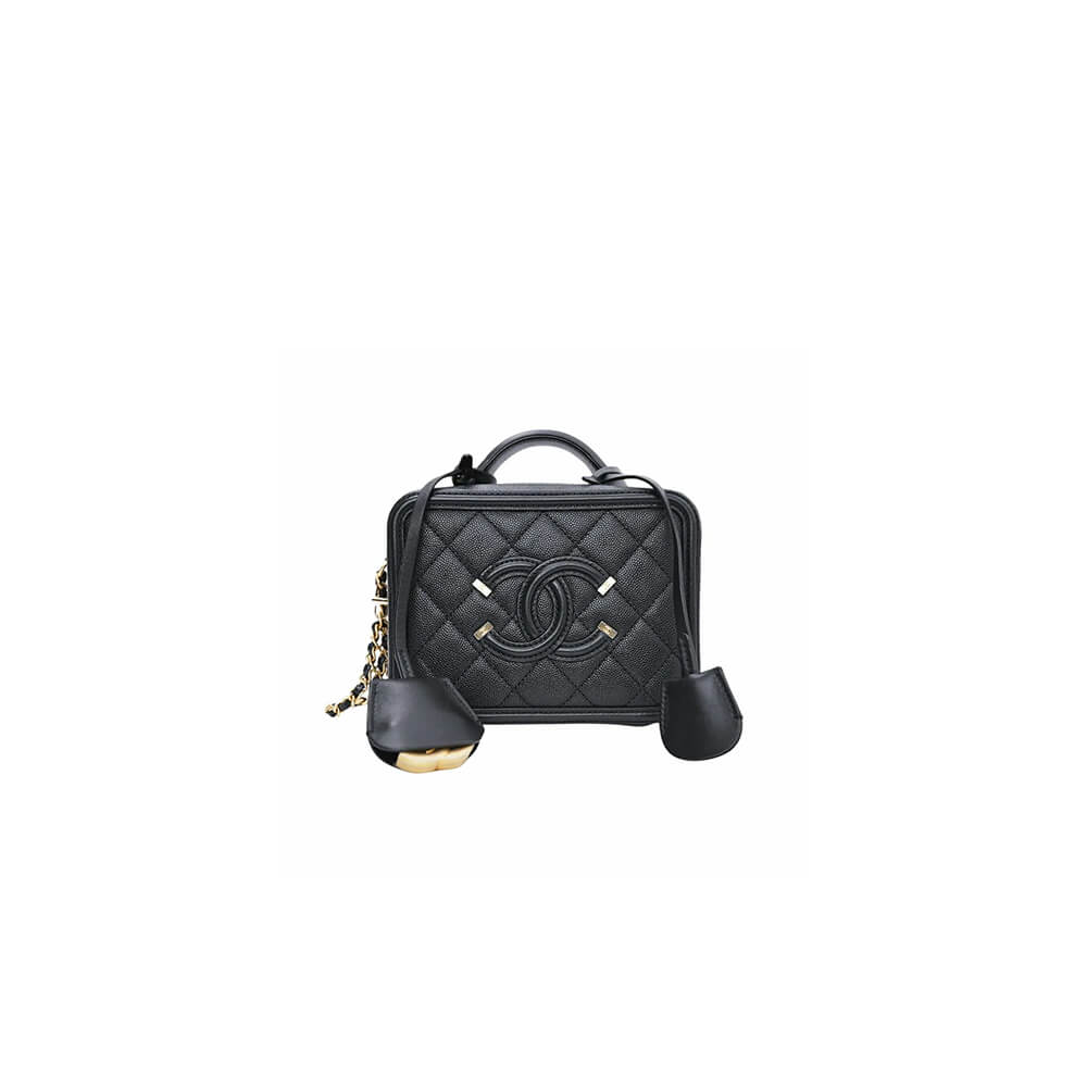 Chanel Medium Filigree Makeup Case