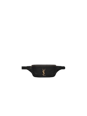 YSL CASSANDRE CLASSIC belt Bag in grain de poudre embossed leather