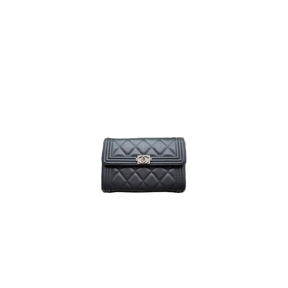 Chanel boy long wallet