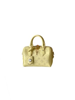 Yellow LV Speedy Bandouliere 20 (Best
 grade)