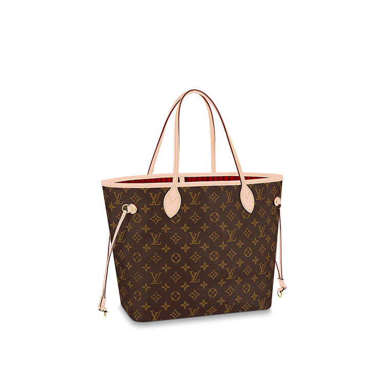 Cerise Red LV Neverfull MM Tote