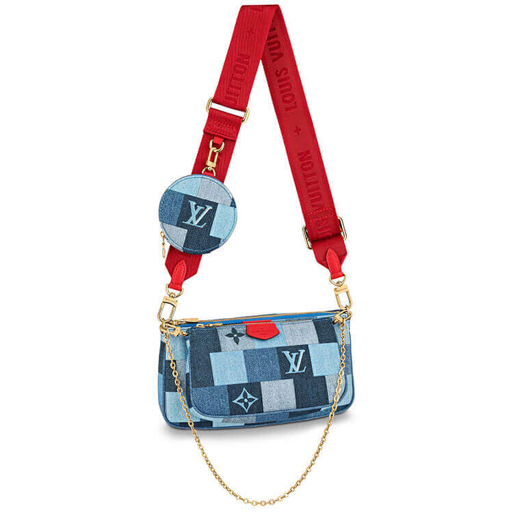 Blue LV Multi Pochette Accessoires