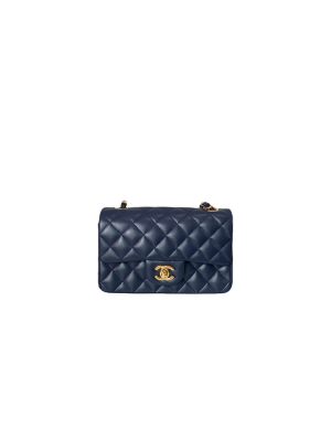 Blue Chanel Mini Flap Bag (Best
 grade)