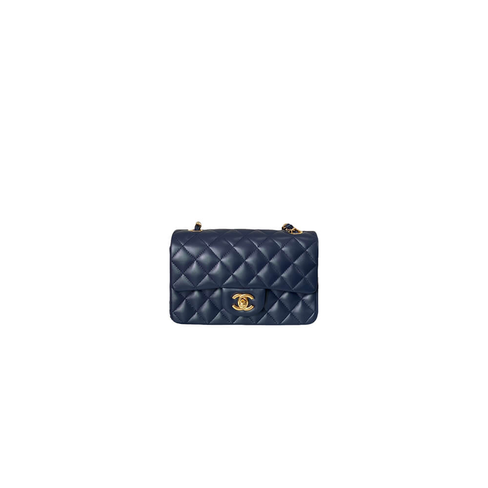 Blue Chanel Mini Flap Bag (Best
 grade)