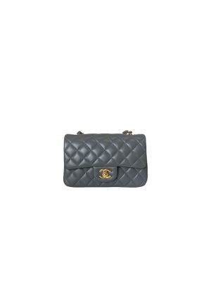 Gray Chanel Mini Flap Bag (Best
 grade)