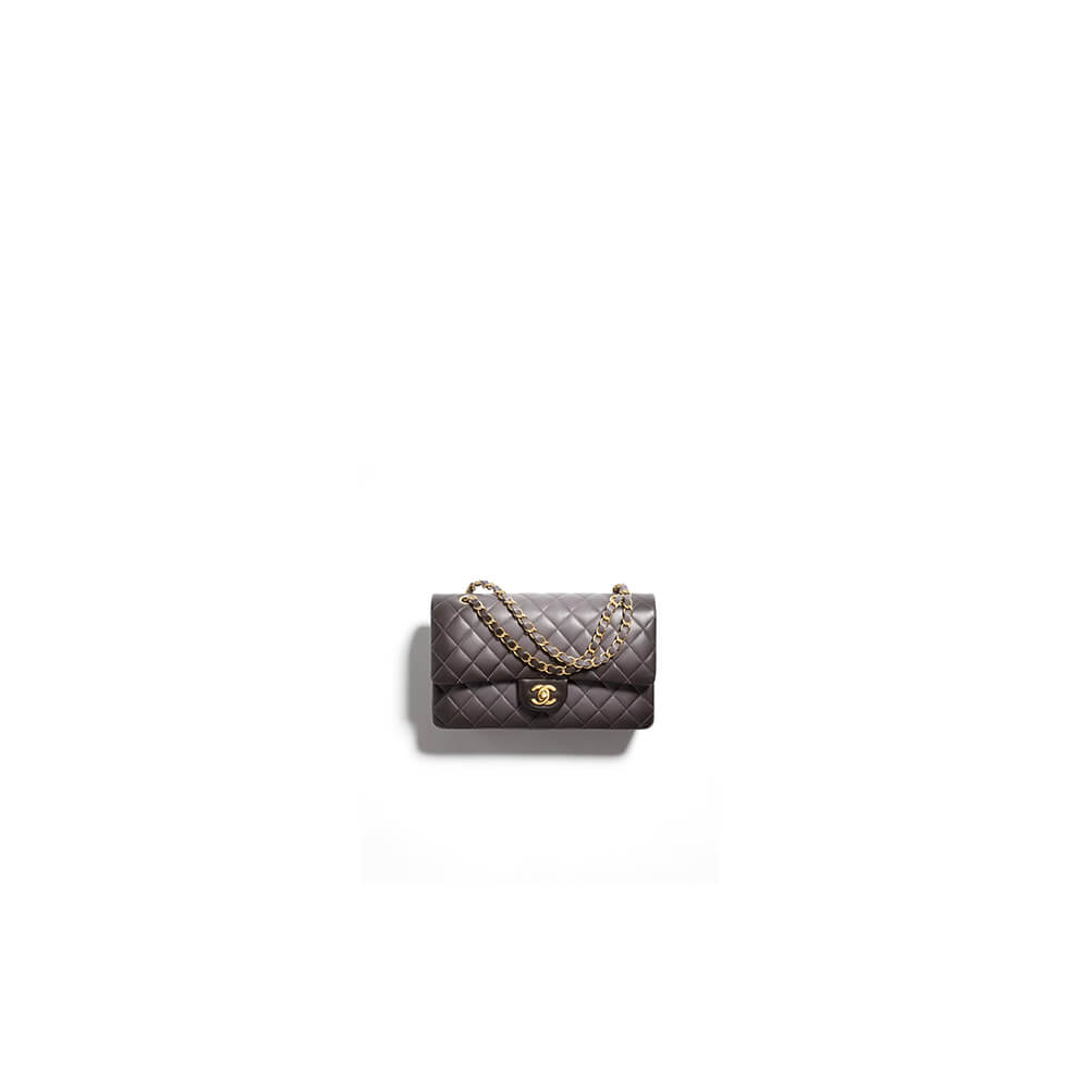 Grey CHANEL CLASSIC 11.12 HANDBAG (Best
 grade)
