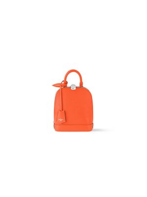 Orange LV Alma Backpack