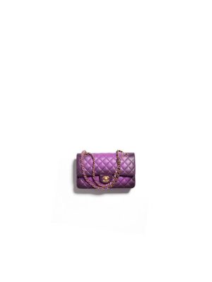 Purple CHANEL CLASSIC 11.12 HANDBAG (Best
 grade)