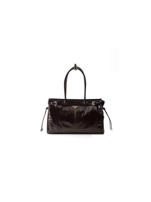 Dark Brown Prada Large leather handbag (Best
 grade)