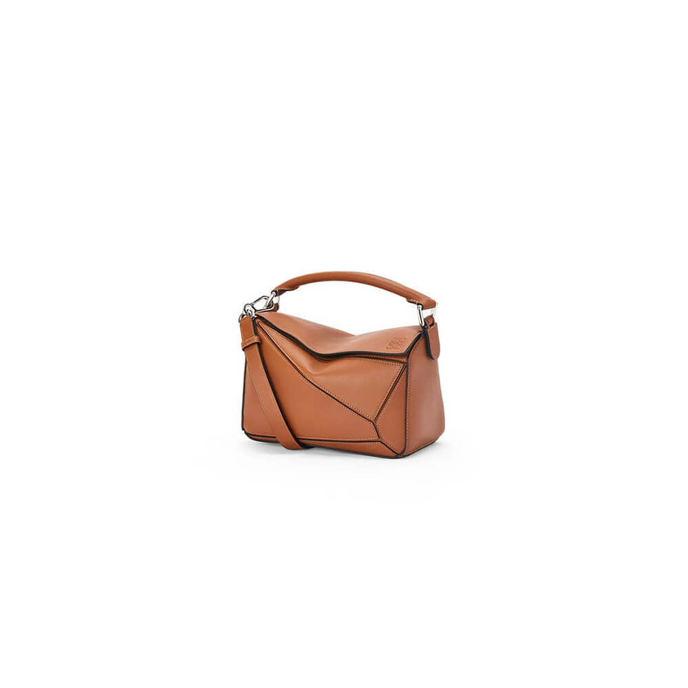 Tan LOEWE Small Puzzle Bag