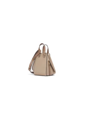 Gold Loewe Small Hammock bag in soft grained calfskin