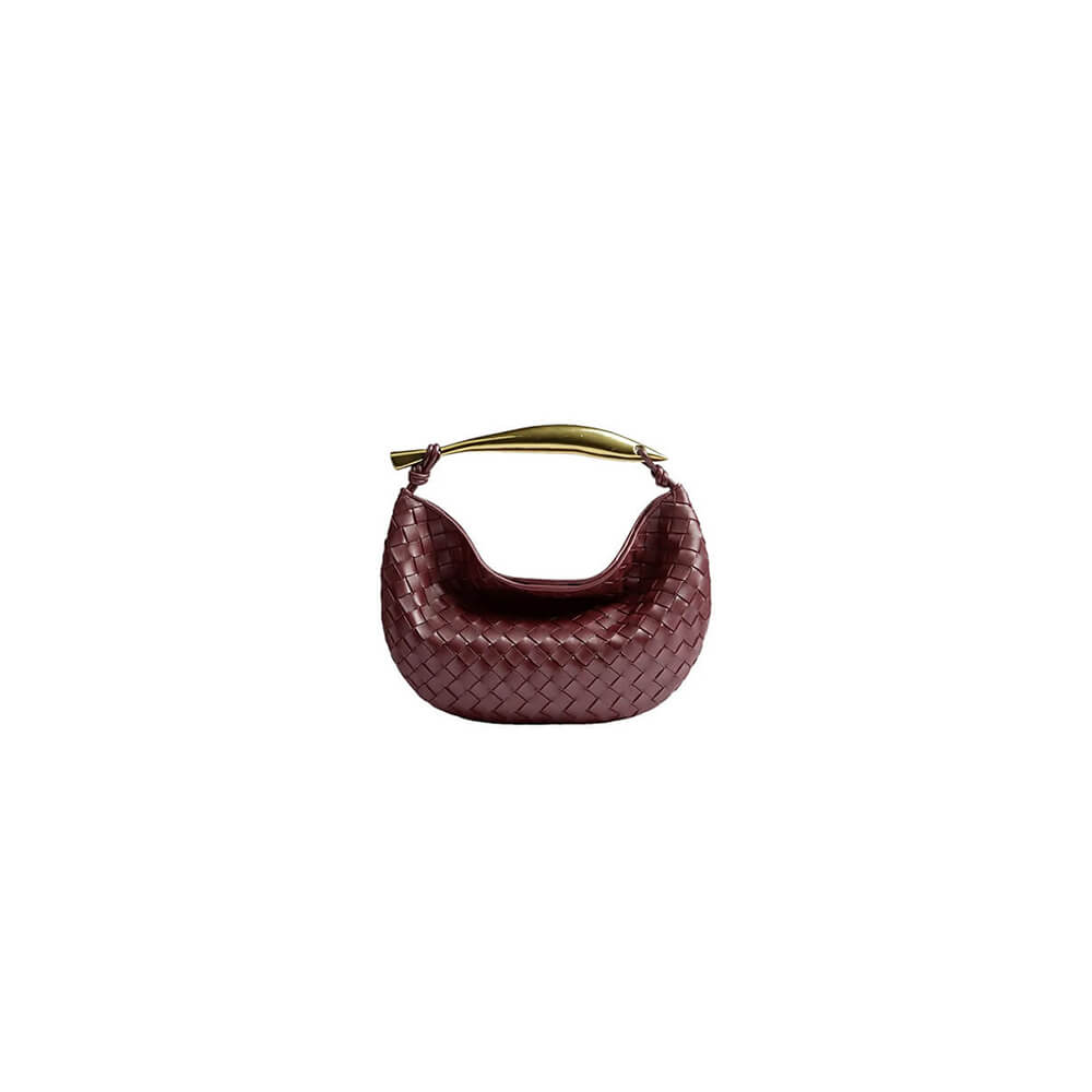 Burgundy Bottega Veneta Medium Sardine Handbag