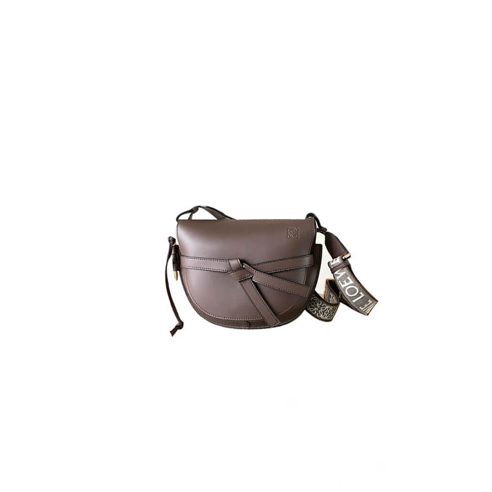 Loewe Small Gate bag in soft calfskin and jacquard