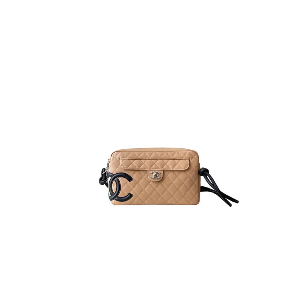 Beige & Black Chanel Cambon Camera Bag (Best
 grade)