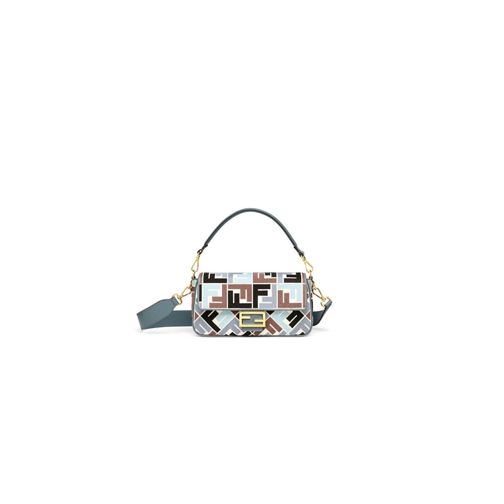 Canvas FF embroidery Fendi Baguette (Best
 grade)