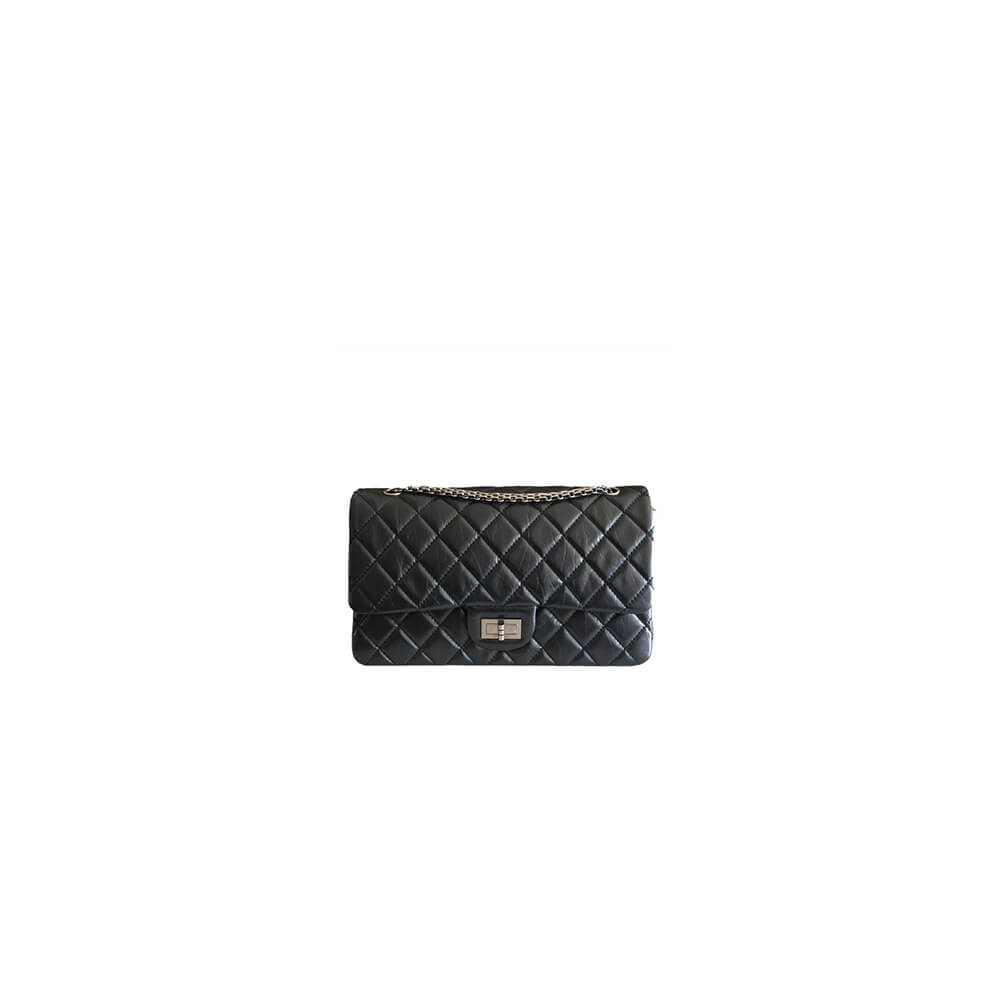 Black CHANEL LARGE 2.55 HANDBAG (Best
 grade)