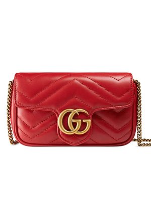 GG Marmont matelasse leather super mini bag