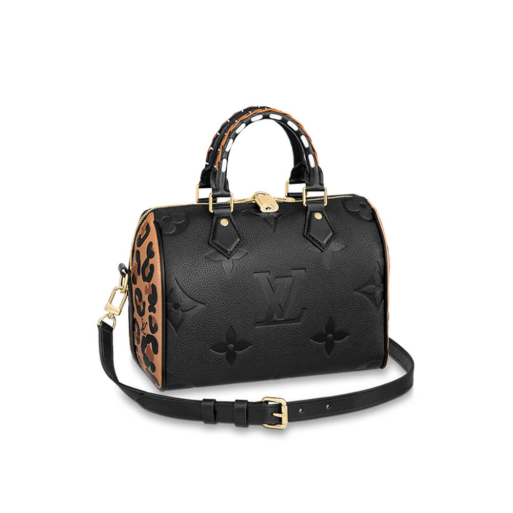 Black Louis Vuitton SPEEDY BANDOULIERE 25