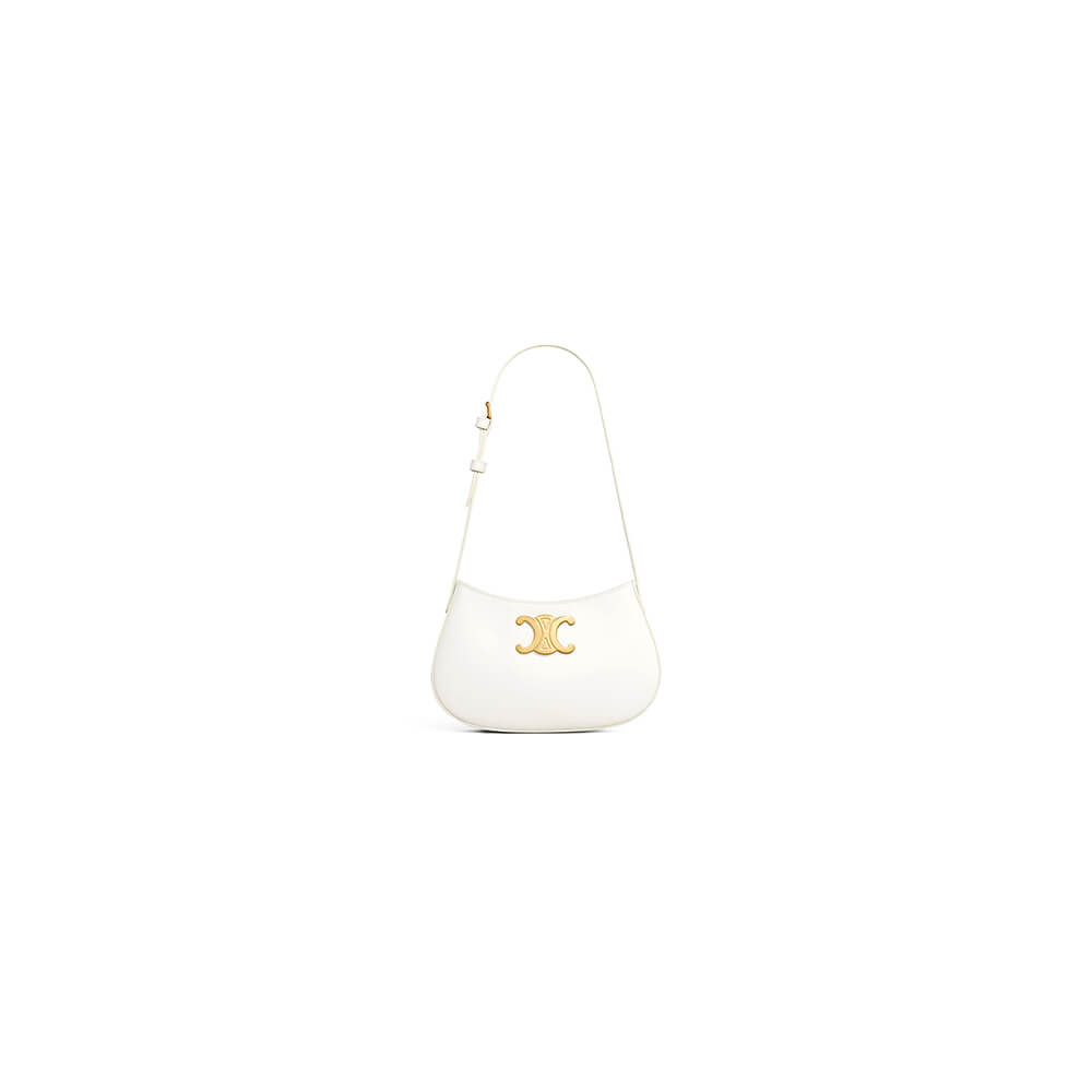 CELINE TILLY medium bag in shiny calf leather
