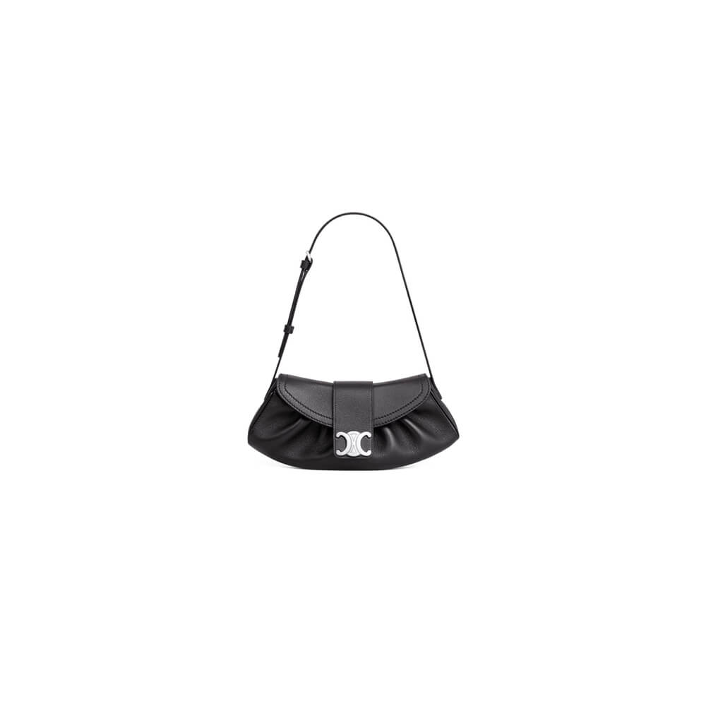 CELINE TEEN CELINE POLLY BAG IN SOFT CUFF LEATHER