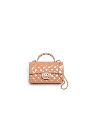 CHANEL Mini Classic Handbag With Top Handle