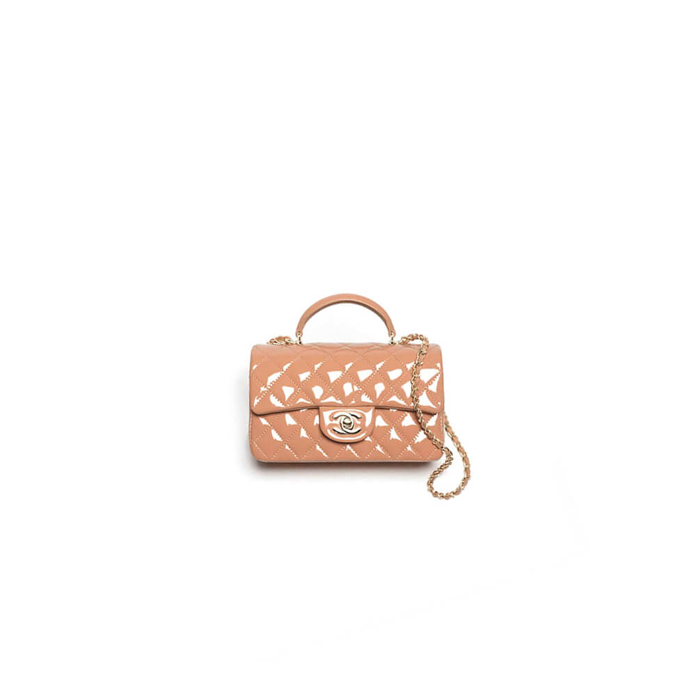 CHANEL Mini Classic Handbag With Top Handle