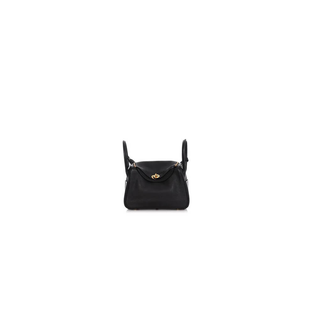 Black Hermes Lindy Mini Bag