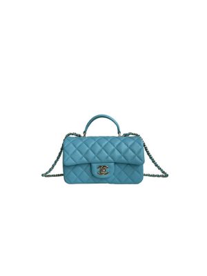 CHANEL Mini Classic Handbag With Top Handle