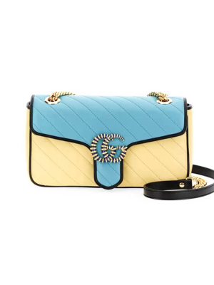 GG Marmont small matelasse shoulder bag