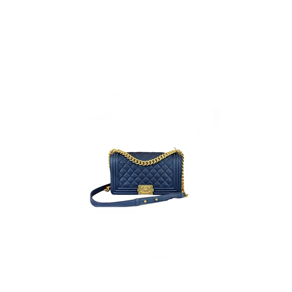 Blue BOY CHANEL Handbag (Best
 grade)