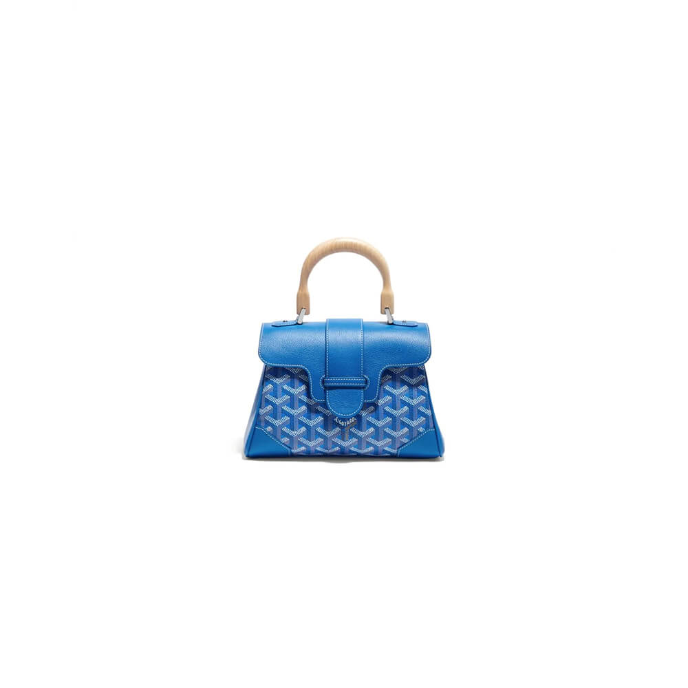 Sky Blue Goyard Saigon Souple Mini Bag