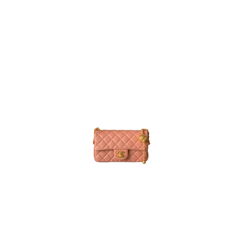 Lambskin Chanel Pearl Crush Mini Rectangular Flap