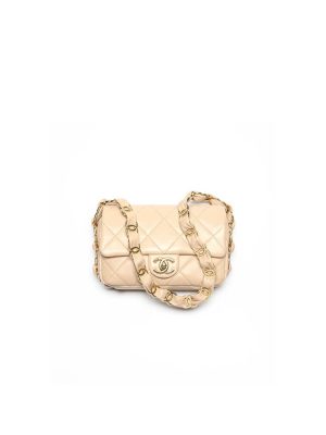 Beige CHANEL Small Flap Bag (Best
 grade)