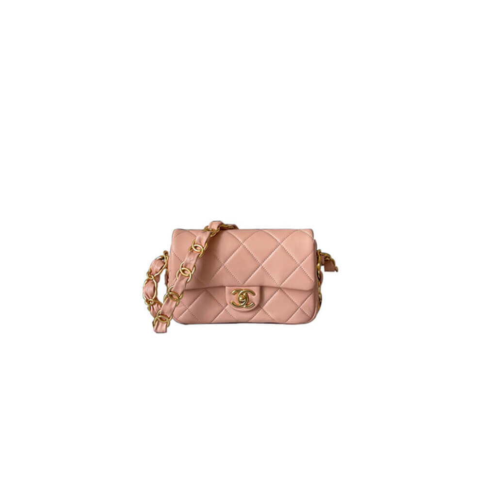 Pink CHANEL Small Flap Bag (Best
 grade)