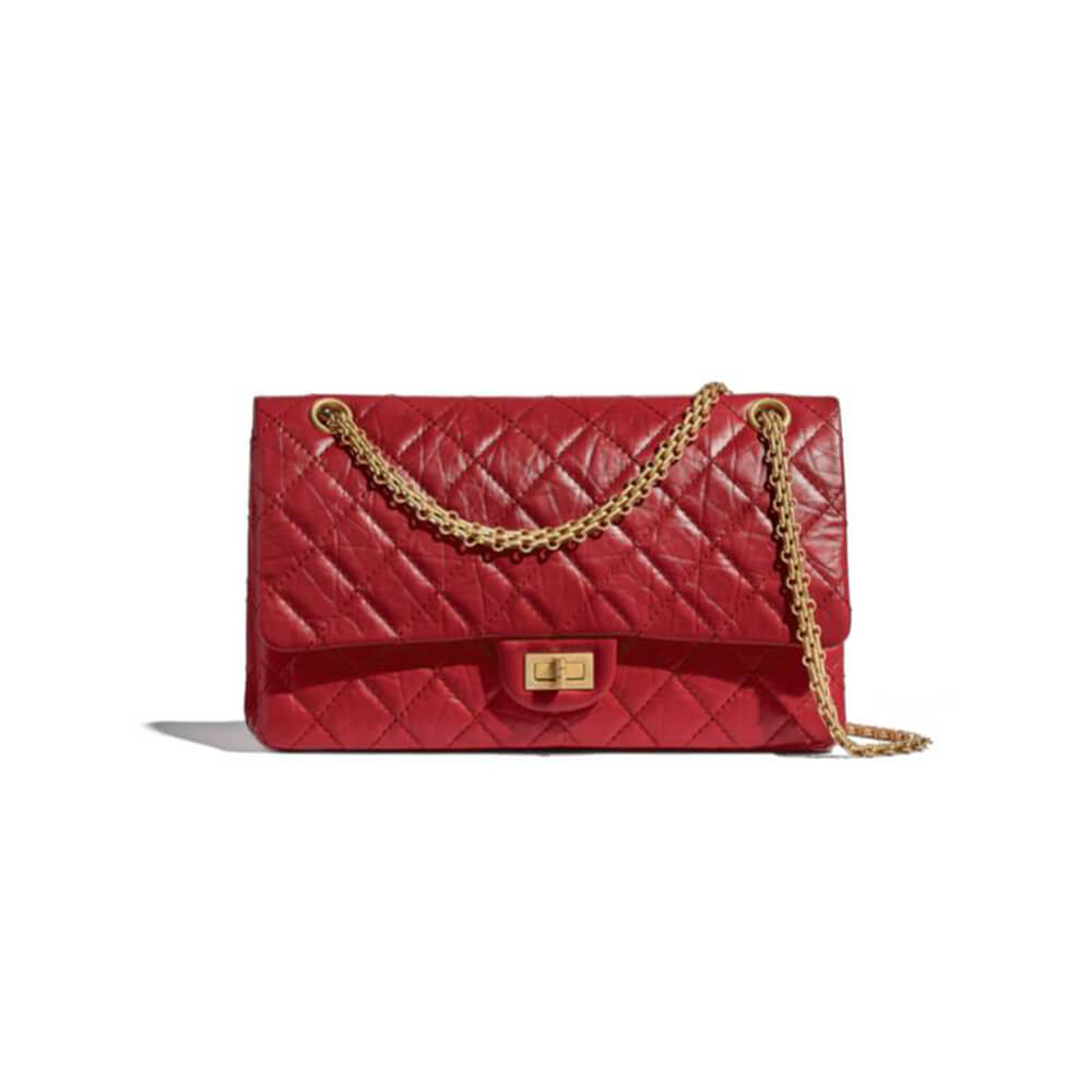 Red CHANEL LARGE 2.55 HANDBAG (Best
 grade)