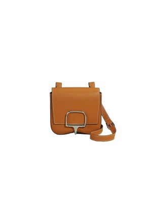 Gold Hermes Della Cavalleria mini bag II (Best
 Grade)