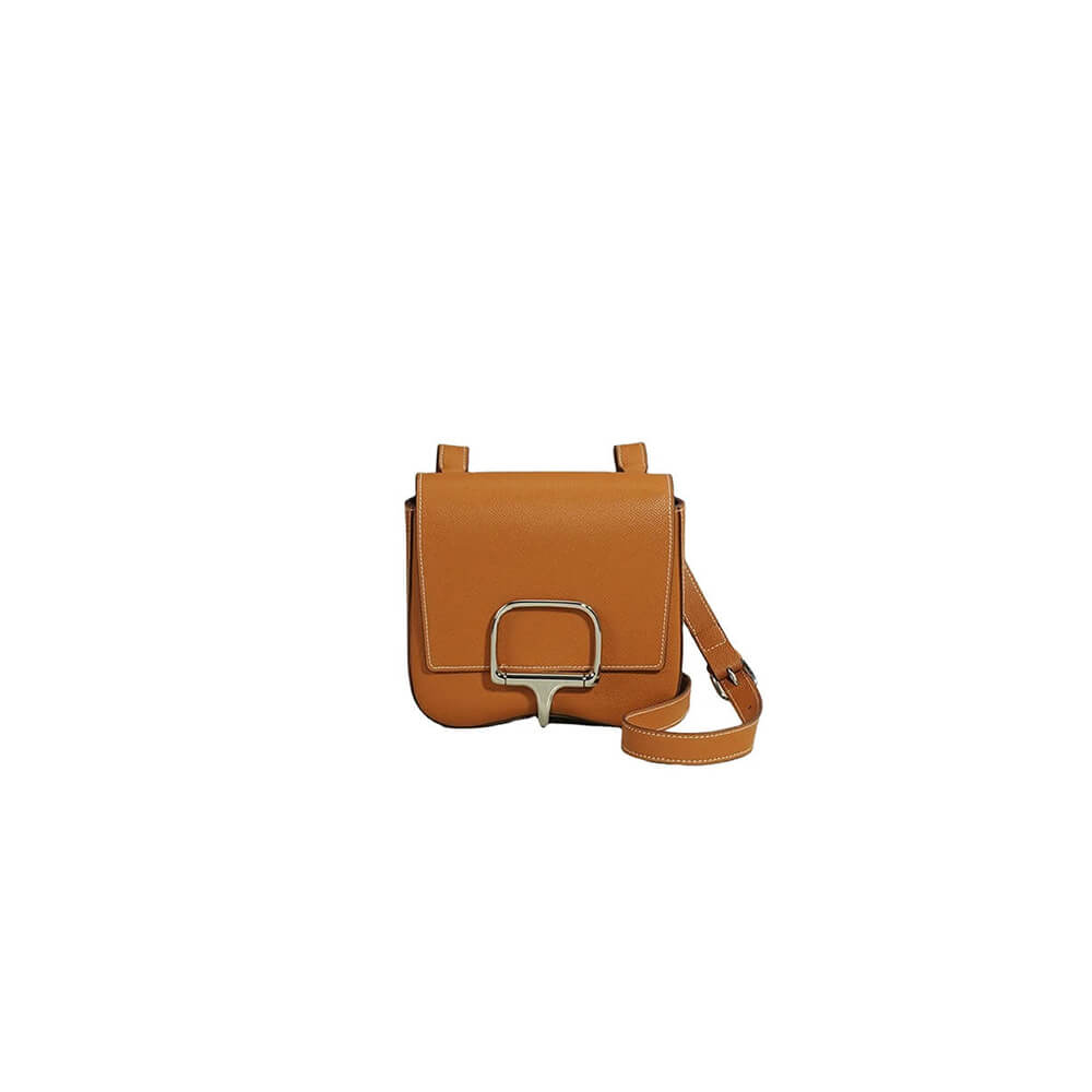 Gold Hermes Della Cavalleria mini bag II (Best
 Grade)