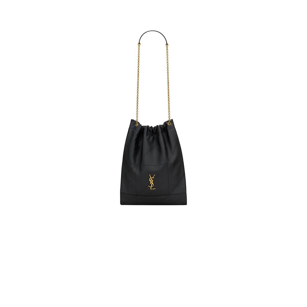 Black YSL JAMIE 4.3 POCHON in lambskin