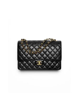 Black CHANEL MAXI CLASSIC HANDBAG (Best
 grade)