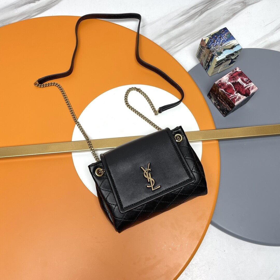 Black YSL MINI NOLITA IN LAMBSKIN - Image 2