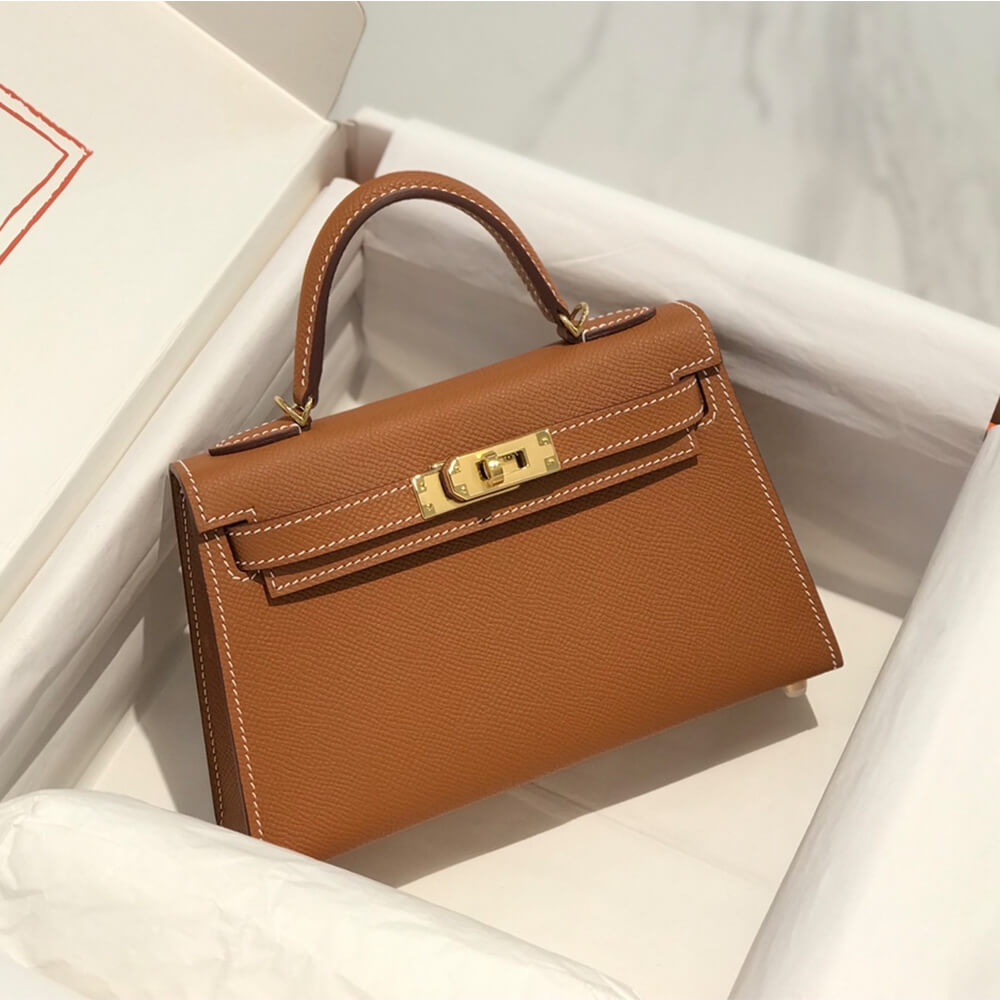Brown Hermes Mini Kelly II (Best
 Grade) - Image 2