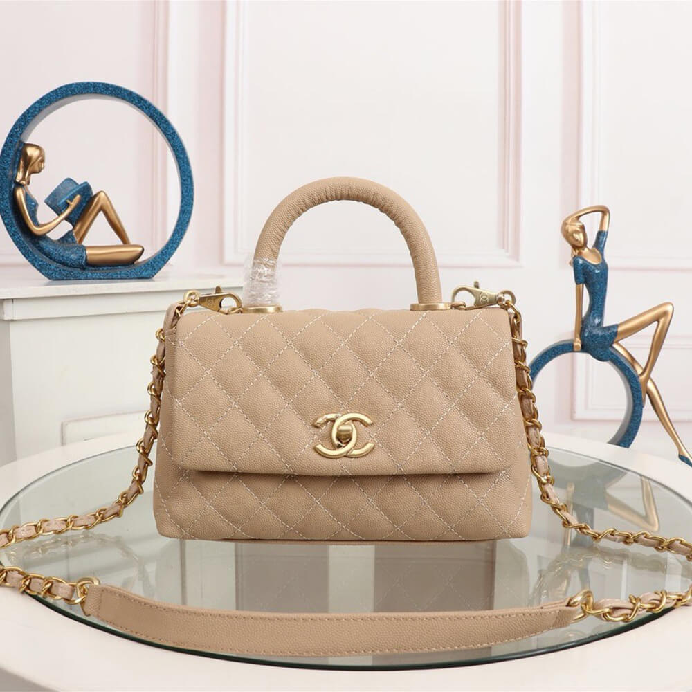 Chanel Coco handle flap shoulder bag PM - Image 2