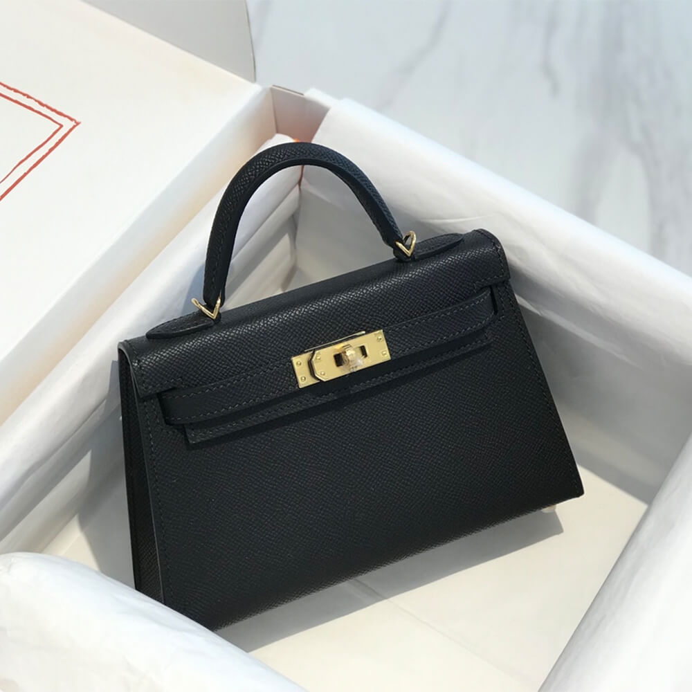 Black Hermes Mini Kelly II (Best
 Grade) - Image 2